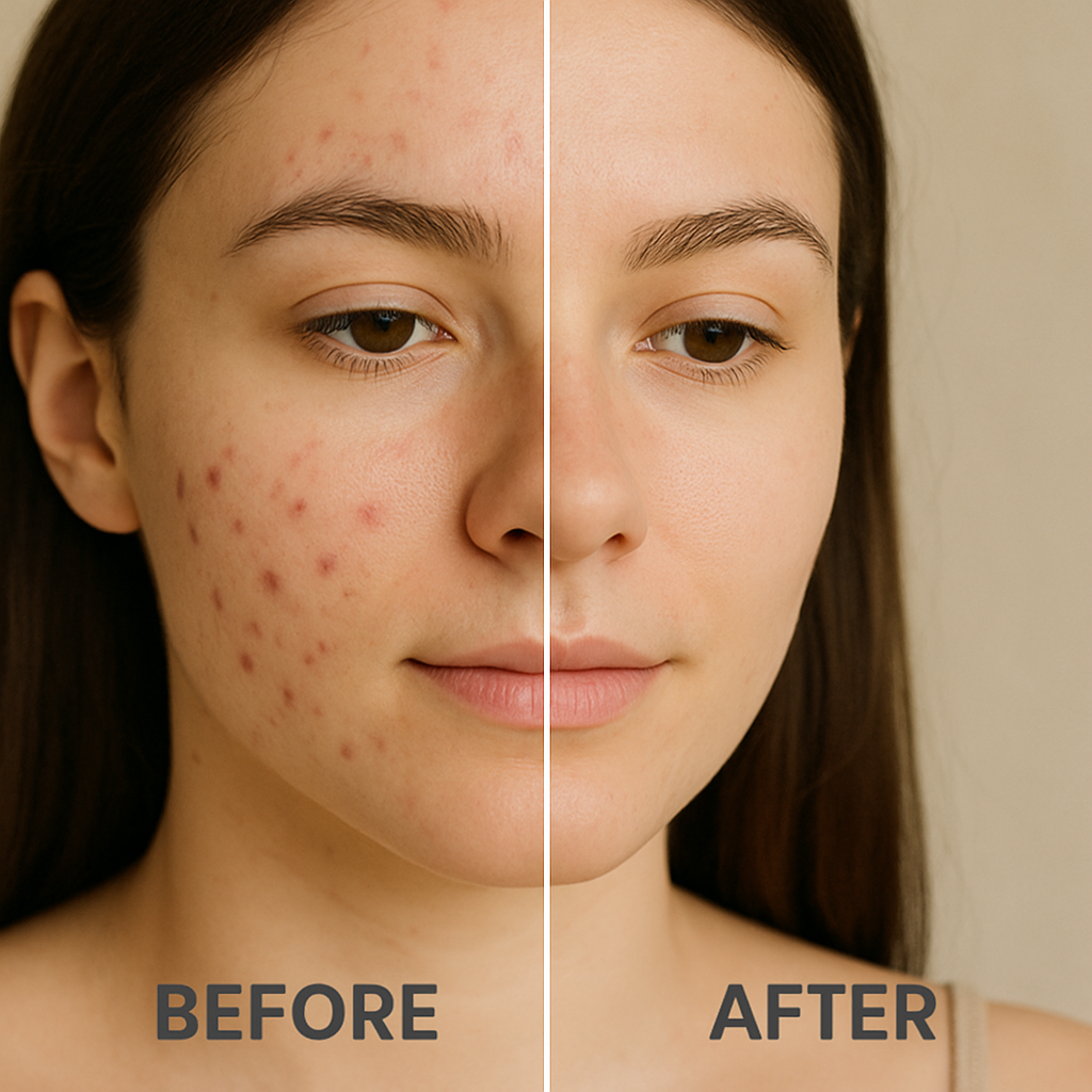 Before and After acne result photo Before and After acne result photo