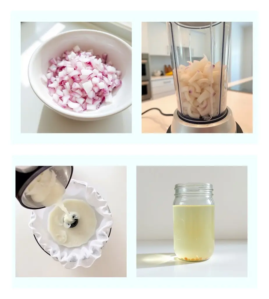 Onion juice macking