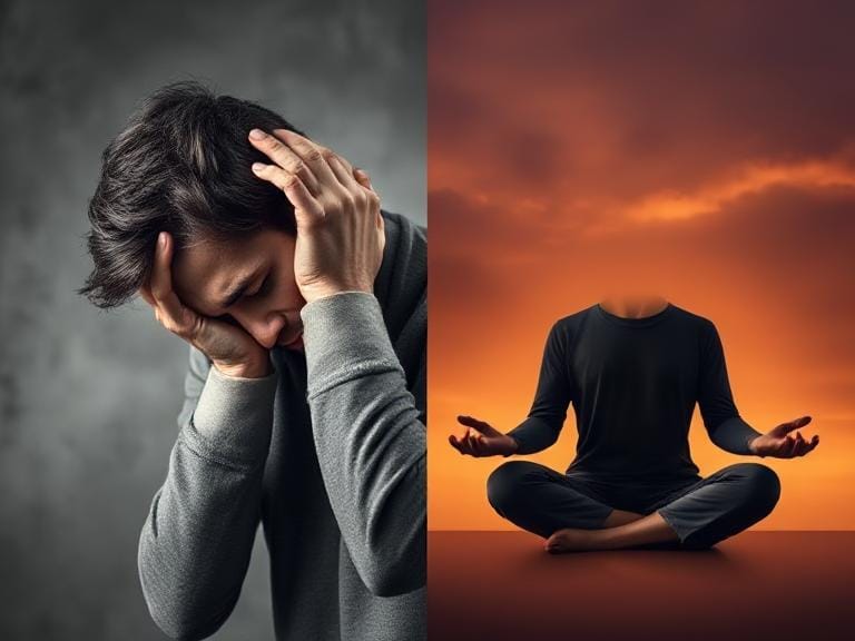 7 Proven Natural Remedies for Anxiety Backed by Science 2 meditating peacefully and Natural Remedies for Anxiety